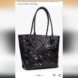 Patricia Nash - Adeline Full Grain  Leather large Tote